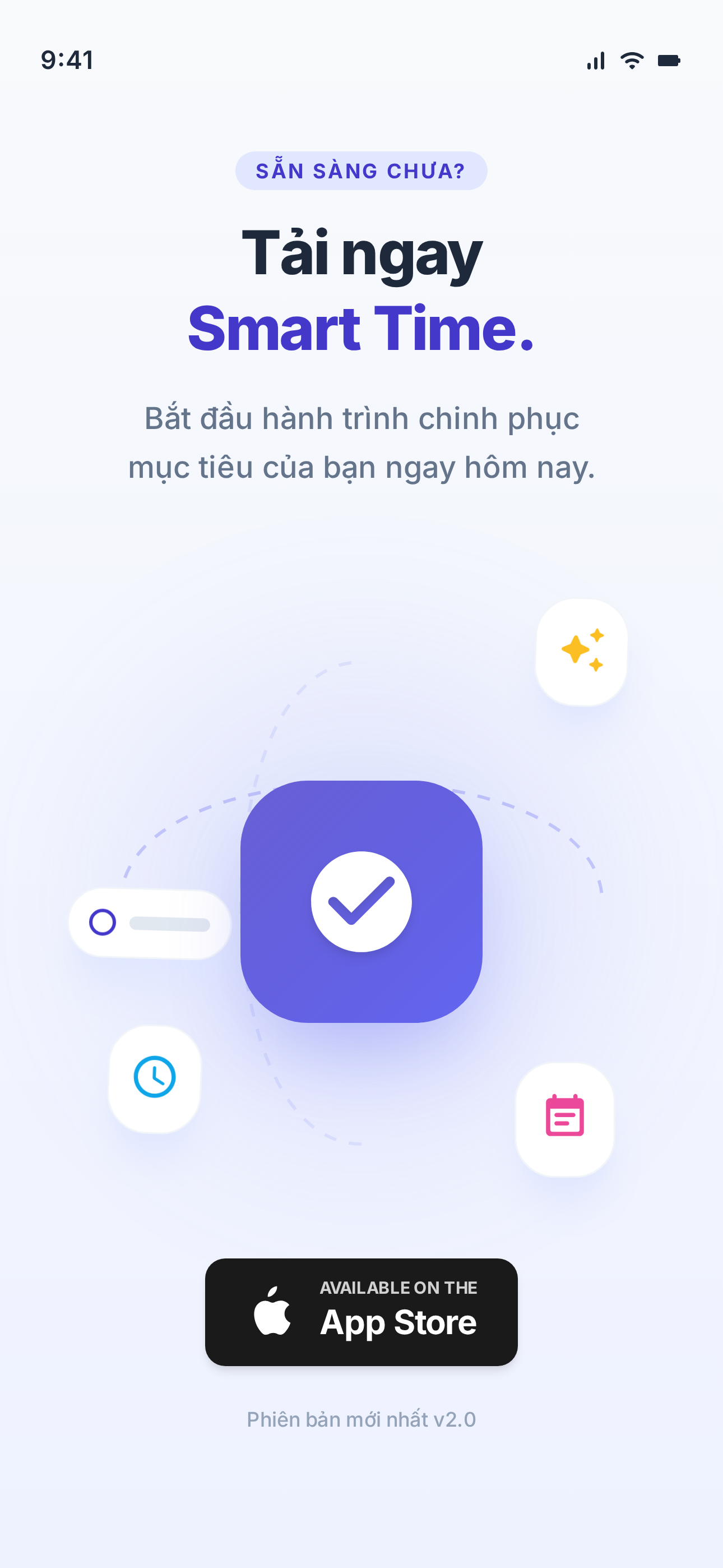 Màn hình kêu gọi bắt đầu sử dụng PlanNex